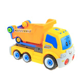 Maxbell DIY Disassembly Engineering Vehicles Tools Nuts Toy Set Transporter Truck