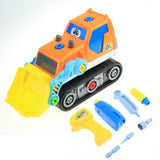 Maxbell DIY Disassembly Engineering Vehicles Tools Nuts Toy Set Bulldozer