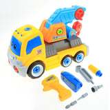 Maxbell DIY Disassembly Engineering Vehicles Tools Nuts Toy Set Trail Truck