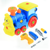 Maxbell DIY Disassembly Engineering Vehicles Tools Nuts Toy Set Locomotive