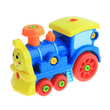 Maxbell DIY Disassembly Engineering Vehicles Tools Nuts Toy Set Locomotive