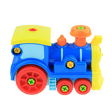 Maxbell DIY Disassembly Engineering Vehicles Tools Nuts Toy Set Locomotive