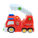 Maxbell DIY Disassembly Engineering Vehicles Tools Nuts Toy Set Fire Truck