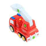 Maxbell DIY Disassembly Engineering Vehicles Tools Nuts Toy Set Fire Truck
