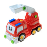 Maxbell DIY Disassembly Engineering Vehicles Tools Nuts Toy Set Fire Truck