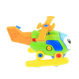 Maxbell DIY Disassembly Engineering Vehicles Tools Nuts Toy Set Helicopter