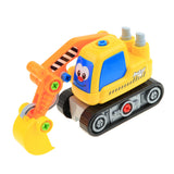 Maxbell DIY Disassembly Engineering Vehicles Tools Nuts Toy Set Excavator
