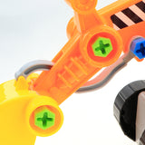 Maxbell DIY Disassembly Engineering Vehicles Tools Nuts Toy Set Excavator