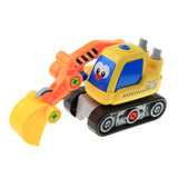 Maxbell DIY Disassembly Engineering Vehicles Tools Nuts Toy Set Excavator