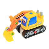 Maxbell DIY Disassembly Engineering Vehicles Tools Nuts Toy Set Excavator