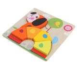 Maxbell Montessori Wooden 3D Animals Jigsaw Puzzle Board Kids Toys Gift Puppy