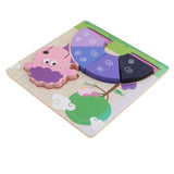 Maxbell Montessori Wooden 3D Animals Jigsaw Puzzle Board Kids Toys Gift Sheep