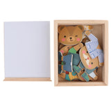 Maxbell Wooden Bear Change Clothes Puzzles Jigsaw Educational Toy Children Kids