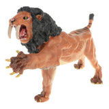 Maxbell Lifelike Wild Animal Model Figure Toy Figurine Home Decor Smilodon