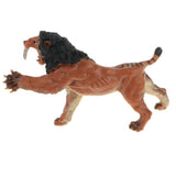 Maxbell Lifelike Wild Animal Model Figure Toy Figurine Home Decor Smilodon