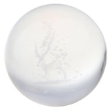 Maxbell 80mm Clear Crystal Ball Photography Prop Table Decoration Elk