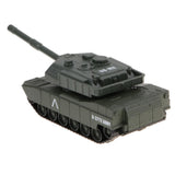 Maxbell 1:43 Pull Back Alloy Die-cast M1A2 Main Battle Tank Model Toy Green
