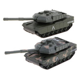 Maxbell 1:43 Pull Back Alloy Die-cast M1A2 Main Battle Tank Model Toy Green