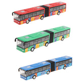 Maxbell 1:64 Scale Alloy Pull Back Vehicle Bus Diecast Toy Gift for Kids Red