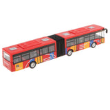 Maxbell 1:64 Scale Alloy Pull Back Vehicle Bus Diecast Toy Gift for Kids Red
