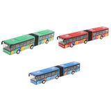 Maxbell 1:64 Scale Alloy Pull Back Vehicle Bus Diecast Toy Gift for Kids Red