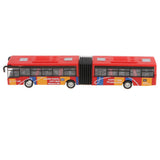 Maxbell 1:64 Scale Alloy Pull Back Vehicle Bus Diecast Toy Gift for Kids Red