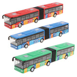 Maxbell 1:64 Scale Alloy Pull Back Vehicle Bus Diecast Toy Gift for Kids Green
