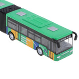 Maxbell 1:64 Scale Alloy Pull Back Vehicle Bus Diecast Toy Gift for Kids Green