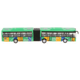 Maxbell 1:64 Scale Alloy Pull Back Vehicle Bus Diecast Toy Gift for Kids Green