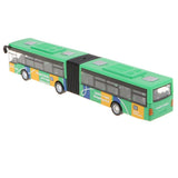 Maxbell 1:64 Scale Alloy Pull Back Vehicle Bus Diecast Toy Gift for Kids Green