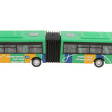 Maxbell 1:64 Scale Alloy Pull Back Vehicle Bus Diecast Toy Gift for Kids Green