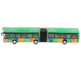 Maxbell 1:64 Scale Alloy Pull Back Vehicle Bus Diecast Toy Gift for Kids Green