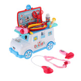 Maxbell Kids Children Pretend Play Set Preschool Educational Toy Doctors Bus