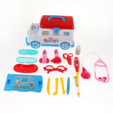 Maxbell Kids Children Pretend Play Set Preschool Educational Toy Doctors Bus