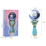 Maxbell Sound Light Flashing Fairy Magic Wand Toy for Kids Dress Up Decor Blue