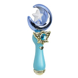 Maxbell Sound Light Flashing Fairy Magic Wand Toy for Kids Dress Up Decor Blue