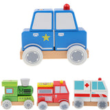 Maxbell Wooden Children's Disassembly Vehicle-Engineering Vehicle Engineering Truck