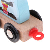 Maxbell Wooden Train Sorting Stacking Block Set for Kid Early Educational Toy Animal