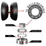 Maxbell BEBOO YOYO Ball M2 yoyo ball aluminum alloy Classic Juggling Toy Gemini