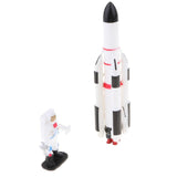 Maxbell Mini Space Toys Airplane  Rocket Car Model Set for Kids Birthday Gifts A