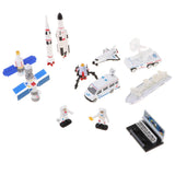 Maxbell Mini Space Toys Airplane  Rocket Car Model Set for Kids Birthday Gifts A