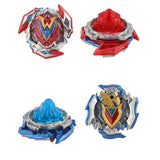 Maxbell Metal 4 Pcs Burst Spinning Top  Grip Launcher Toy Set