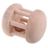Maxbell Wooden Baby Rattle Educational Grasping Montessori Development Toy Handbell