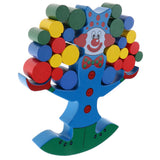 Maxbell Clown Block Stack Up Balance Game Wooden Education Toy Baby Kids Fun Play