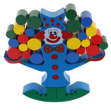 Maxbell Clown Block Stack Up Balance Game Wooden Education Toy Baby Kids Fun Play