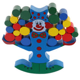 Maxbell Clown Block Stack Up Balance Game Wooden Education Toy Baby Kids Fun Play