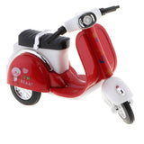 Maxbell 1:18 Scale Mini Alloy Pull Back Motorcycle Vehicles Car Toy Gifts Red