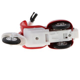 Maxbell 1:18 Scale Mini Alloy Pull Back Motorcycle Vehicles Car Toy Gifts Red