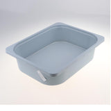 Maxbell Plastic Storage Bin Container Toy Cosmetics Organizer Gray