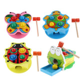 Maxbell Wooden Pounding Toy Color Matching Game Developmental Baby Toy Frog